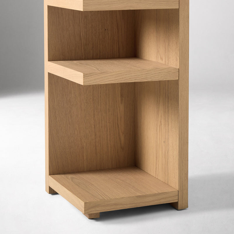 WALLACE CORNER BOOKSHELF