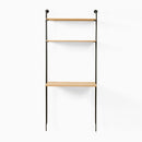 WILLOW WALL DESK W/ 5 SHELF WALL UNIT