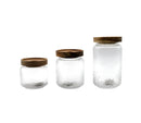RAIN GLASS CANISTERS