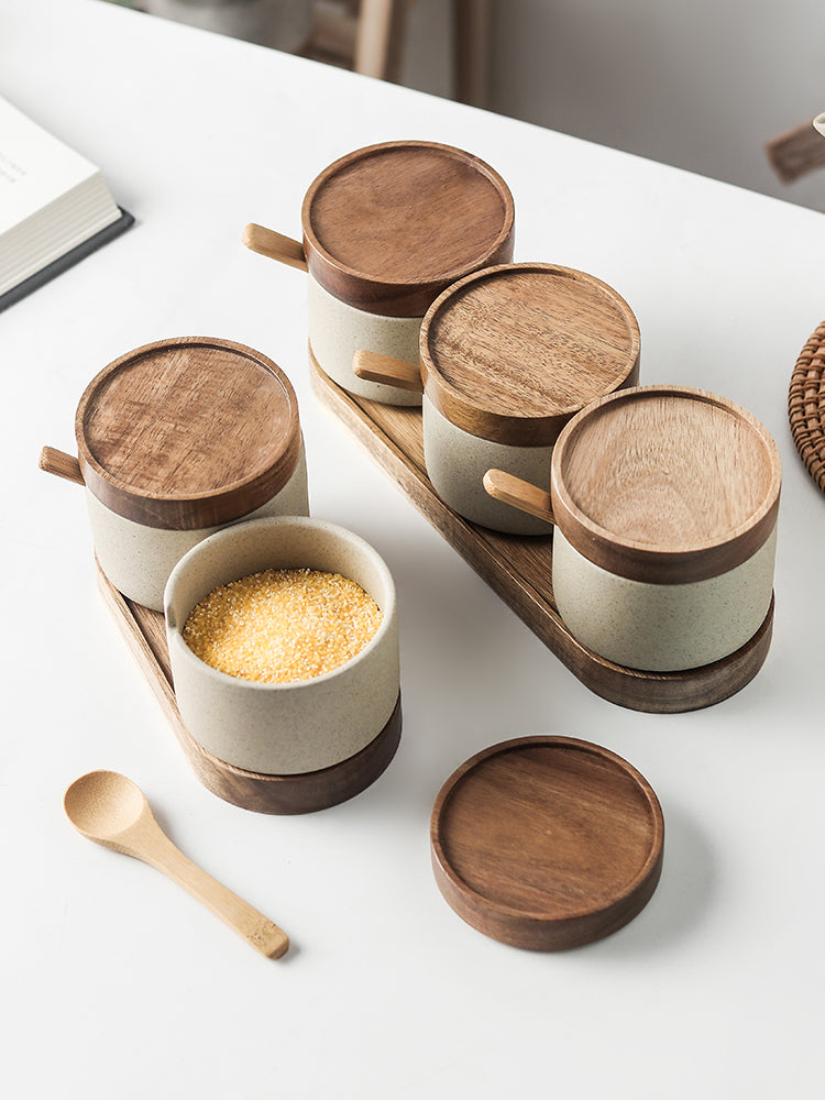 SUGAR AND SPICE SEASONING POTS