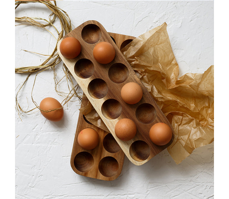 ACACIA EGG RACK