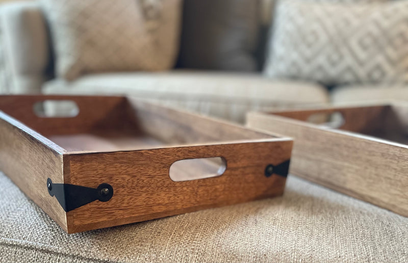 RUSTIC OTTOMAN TRAY