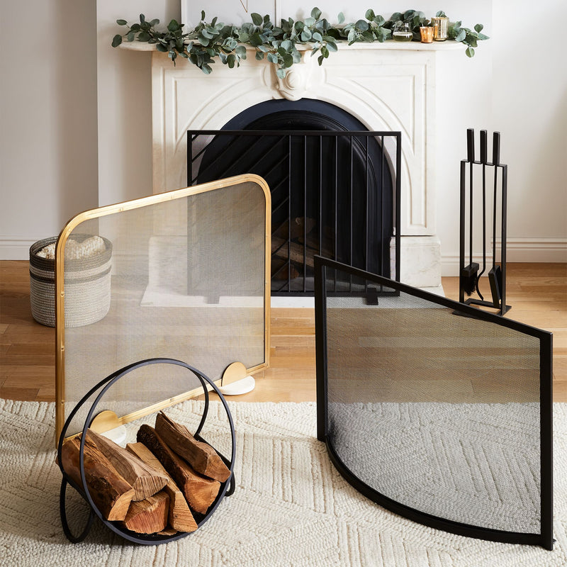 DECO FIREPLACE SCREEN