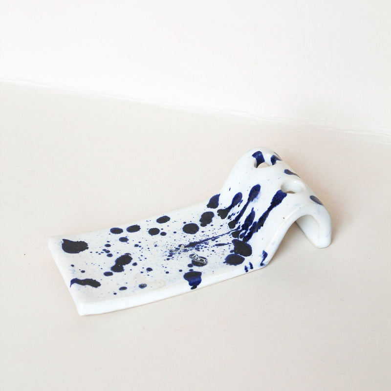 SPLATTERED TOOTHBRUSH & SOAP HOLDER